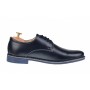 Oferta marimea  40, 42, 44 - Pantofi barbati, bleumarin,  casual-eleganti,  din piele naturala -  L859BLM